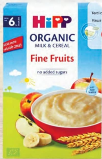 Hipp Terci cu lapte fructe fine 250g