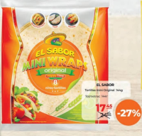 EL SABOR Тортильяс мини Оригинал 144г
