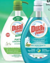 DUAL POWER Soluție spălat vase Sodă și Salvie 1l