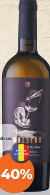 Maestro Vin Chardonnay 2019 alb sec 0.75l