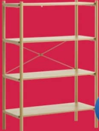 LINDVED ETAJERĂ Furnir decorativ 80x118x41 cm