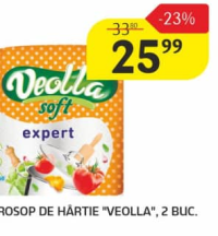 Prosop de hârtie "Veolla", 2 buc.