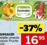 Freshmaker Șervețele umede cu capac Fructe 100buc