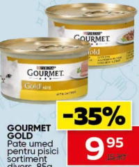 GOURMET GOLD Pate umed pentru pisici sortiment divers 85g
