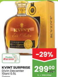 Kvint Surprise Divin Decanter 10ani 0.5L