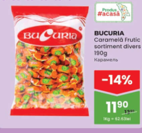 Bucuria Caramelă Frutic sortiment divers 190g