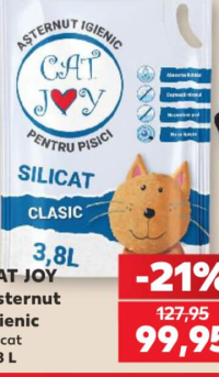 CAT JOY Așternut igienic silicat 3.8 L