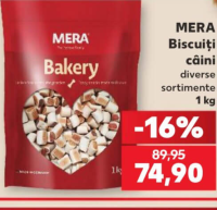 MERA Bakery Biscuiți câini diverse sortimente 1 kg