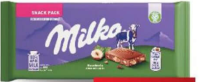 MILKA Tabletă Ciocolată cu lapte / cu alune 45 g