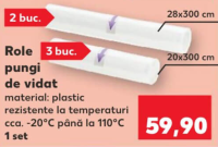 Role pungi de vidat 28x300 / 20x300 cm 1 set