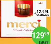 MERCI Bomboane Grosse Assorted Chocolates 250g