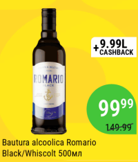 Romario Bautura alcoolica Black/Whiscolt 500ml
