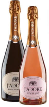J'ADORE Blanc de Blancs Alb Demisec / Muscat Rosé Dulce 0.75L