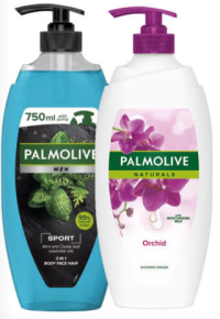 PALMOLIVE 750 мл гель для душа в ассортименте