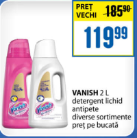 Vanish 2 L detergent lichid antipete diverse sortimente