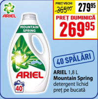 Ariel 1,8 L Mountain Spring detergent lichid