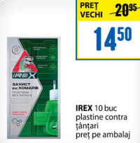 IREX 10 buc plastine contra țânțari