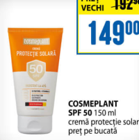 Cosmeplant SPF 50 150 ml cremă protecție solară