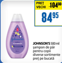 JOHNSON'S Șampon de păr pentru copii diverse sortimente 500 ml