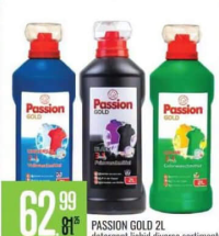 Passion Gold detergent lichid diverse sortimente 2 L