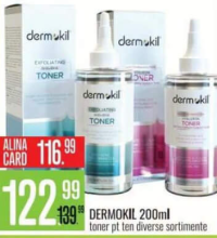 Dermokil Toner pt ten diverse sortimente 200ml