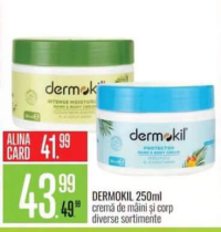 Dermokil Cremă de mâini și corp diverse sortimente 250ml