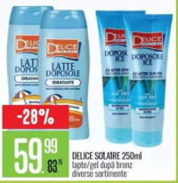 Delice Solaire Lapte/gel după bronz diverse sortimente 250ml