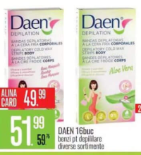 Daen Benzi pt depilare diverse sortimente 16buc