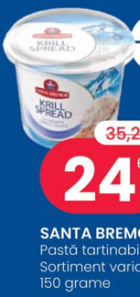 SANTA BREMOR Pastă tartinabilă Sortiment variat 150 grame