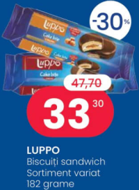 LUPPO Biscuiți sandwich Sortiment variat 182 grame