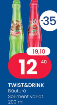 TWIST&DRINK Bautura Sortiment variat 200ml