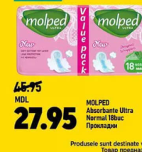 Molped Absorbante Ultra Normal 18buc
