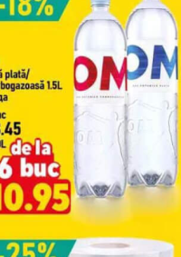 OM Apă plată/carbogazoasă 1.5L