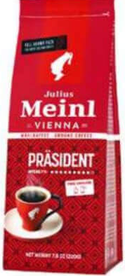 Julius Meinl Prasident Cafea măcinată 220 g