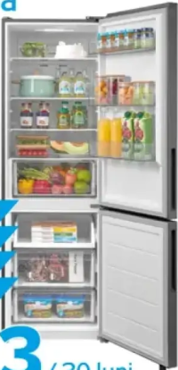 Midea Frigider No Frost MDRB600MME46 443 l 2.01 m