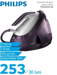 PHILIPS Generator de aburi pentru călcat PSG8050/30 2700 W 7.8 bar 600 g/min