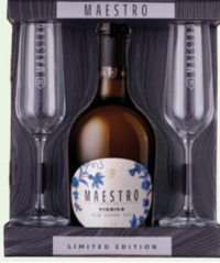 Maestro Vin spumant Viorica alb extra sec 0.75L