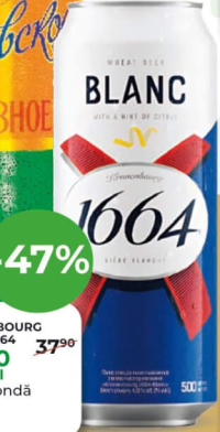 Kronenbourg Blanc 1664 Bere blondă c/m 0,5L