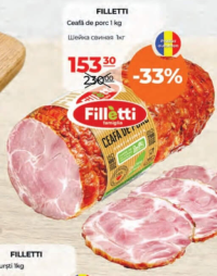Filletti Ceafă de porc 1kg