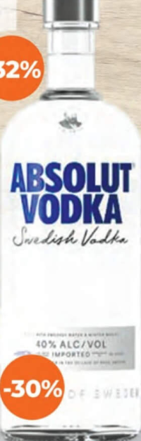 Absolut Vodca 1.0l
