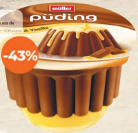 Müller Püding Ciocolată cu sos de Vanilie 450g