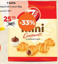 7 DAYS Croissant Mini cacao 185g