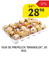 Brandlux Ouă de prepeliță, 20 buc