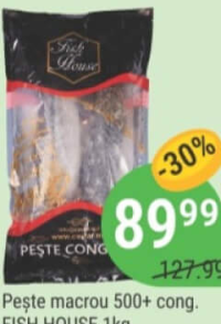 Fish House Pește macrou 500+ cong. 1kg