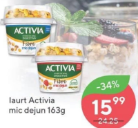 Activia Iaurt mic dejun 163g