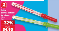 Kidland Sabie pentru baloane de săpun 115 ml 1 set (2 bucăți)