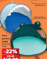 Crivit Cort pentru plajă poliester 1 buc