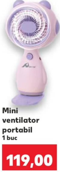 Country Side Mini ventilator portabil 1 buc