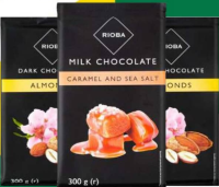 Rioba Ciocolată tabletă diverse sortimente 300 g