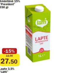 Latti Lapte 3,5% 1 L